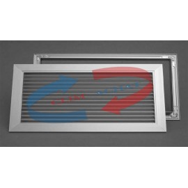 Grille de transfert à ailettes en forme de chevron L300xH100