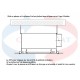 Diffuseur linéaires blanc 1 fente pour plafond modulaire L595xH595
