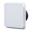 Bouche plastique  carrée blanche 4 directions Ø 160 mm (BDOP)