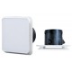 Bouche plastique  carrée blanche 4 directions Ø 160 mm (BDOP)